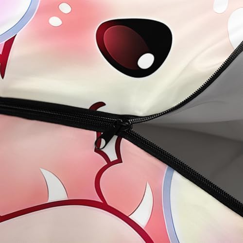 Image of QOOMO Axolotl Cute Camping Sleeping Bags,3 Season Warm & Cool Weather,Lightweight,Waterproof Sleeping Bags for Adults & Kids,Traveling,and Outdoors