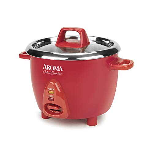 Image of Aroma Stainless Rice Cookers (6-Cup & 14-Cup) Bundle