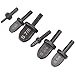 6Pcs Tube Expander Set | Bearing Steel AC Pipe Extension Tool | Round Handle for Electric Drill/HVAC Installation | 7 / 8in, 3 / 4in, 5 / 8in, 1 / 2in, 3 / 8in, 1 / 4in Sizes