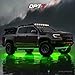 OPT7 Aura Aluminum Underglow LED Lighting Kit for Truck with Remote Control, 12V Exterior Waterproof Light Bar, RGB Multicolor Neon Accent Under Car Decorations, Off Road Pickup Jeep Gifts