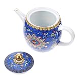 Pichets à café - adaptés aux maisons, hôtels, restaurants, bureaux, salles de réunion, salles d'étude, salons de thé et autres lieux, théière en porcelaine tendre