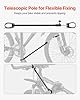 VEVOR Pied d'atelier vélo, hauteur réglable de 835-1440 mm, support de réparation de vélo robuste, charge 29,9 kg, stand de bicyclettes avec plateau à outils magnétique, pour VTT et vélos de route #4