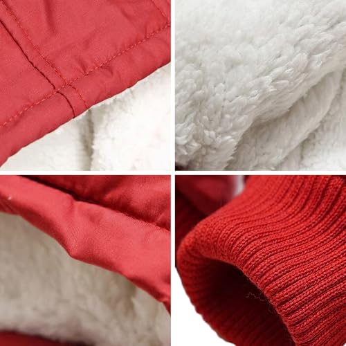 Boys' Hooded Fleece Jacket Zip up Soft Lined Warm Padded Sweatshirt Coat 6