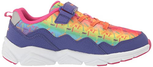 Saucony Flash Alternative Closure 2.0 Running Shoe, Rainbow Love, 1 Us Unisex Big Kid #TOP5