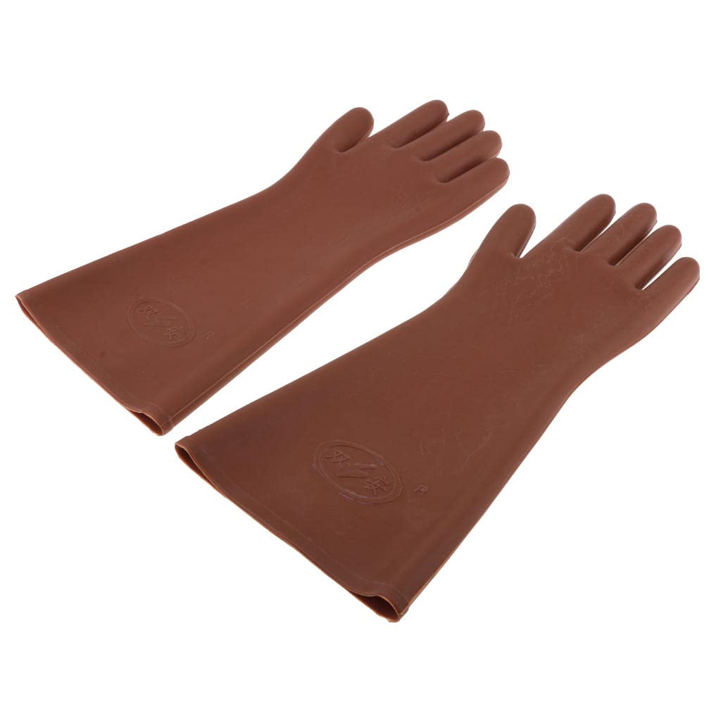 Guanti pesanti, guanti da lavoro, Guanti da lavoro impermeabili rivestiti in gomma, guanti da giardinaggio, guanti da lavoro di sicurezza Guanti caldi, resistenti all'usura e antivento, guanti da giar