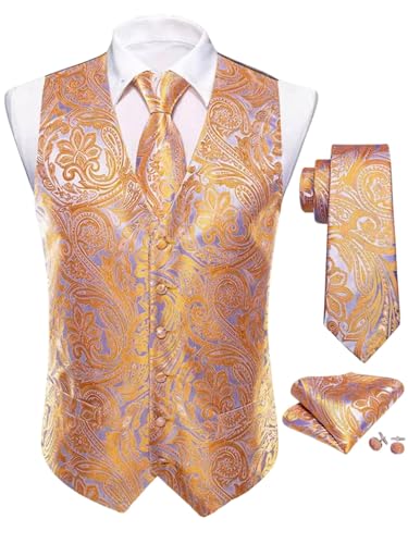 Chaleco de cachemira jacquard ajustado con gemelos exclusivos de alta sastrería 4