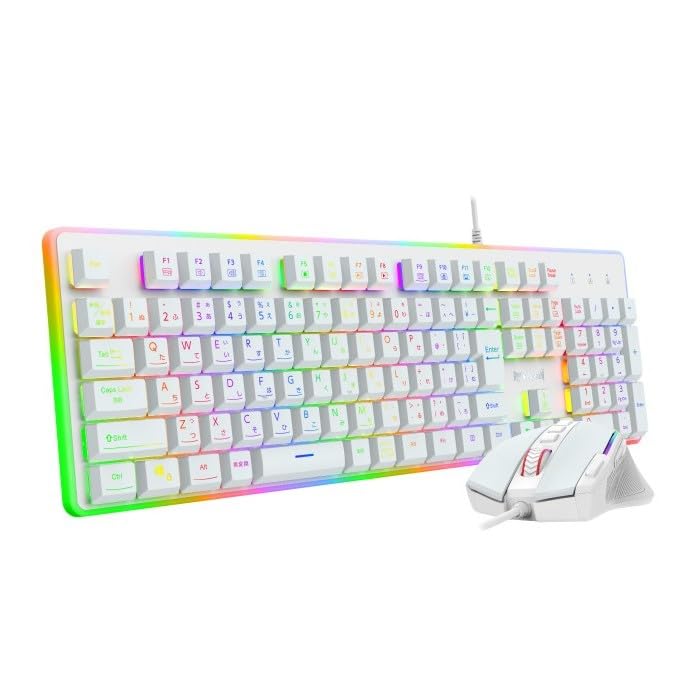 Amazon | REDRAGON レッドラゴン S133W-JPTI ゲーミングキーボード日本