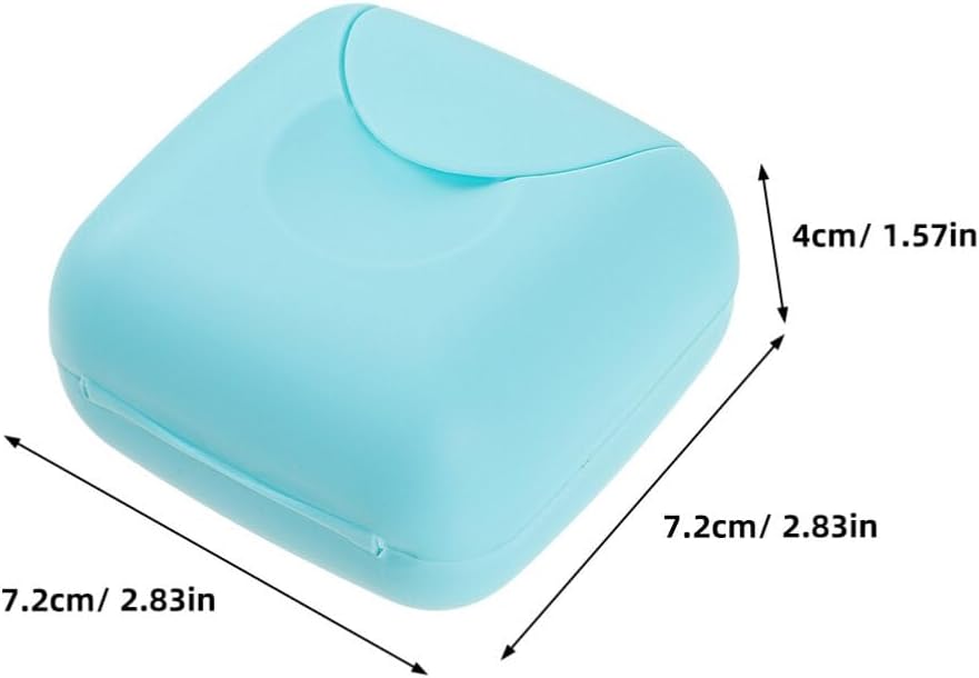 2Pcs Case Plastic Period Storage Case Period Holder Disc Cleaner Diva Carrier for Travel