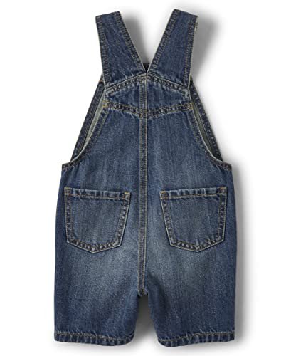 Image of The Children's Place Baby Boys' And Toddler Denim Short Overall