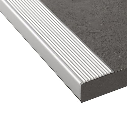 Escalera de aleación de aluminio antideslizante en forma de para escalones interiores y exteriores