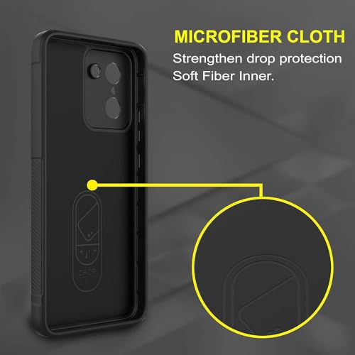 Image of Back Cover for OnePlus Nord CE5 5G | Full Camera Protection | Liquid Silicon Case | Flexible Bumper Case for OnePlus Nord CE5 5G (Black)