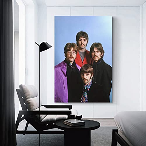The Beatles – Poster rétro décoratif sur toile, affiches murales et image d’art moderne pour chambre à coucher, 30 x 45… - Les Beatles, Paul McCartney, John Lennon, RIngo Starr, George Harrison The Beatles – Poster rétro décoratif sur toile, affiches murales et image d'art moderne pour chambre à coucher, 30 x 45… – Image 4