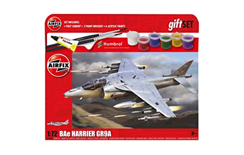 Aircraft Starter Gift Set BAe Harrier GR.9A 1:72 Military Aviation Plastic Model Kit A55300A