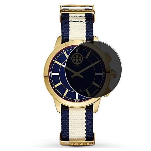 Vaxson Sekretess skärmskydd, kompatibel med Tory Burch Torytrack Hybrid 38 mm Smartwatch Hybrid klocka, Anti Spy Film Guard [Inte härdat glas] Sekretessfilter