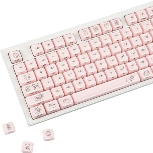 Claviers mécaniques MX sublimés par les touches mignonnes Jelly Mao Profile YMDK en cristal