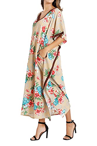 Image of Miss Lavish London Women's Kaftan- Kaftan Dress for Casual, Party, Evening, Vacation and Everyday Wear