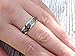 personalized mens wedding band, silver wedding ring, hammered silver ring, cool mens ring silver wedding band, oxidized ring silver, unique men's ring silver handmade