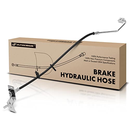 A-Premium Front Passenger Brake Hydraulic Hose Compatible with Select Ford Models - F-450 Super Duty/F-550 Super Duty 1999-2004 - Replace# F81Z2078AA