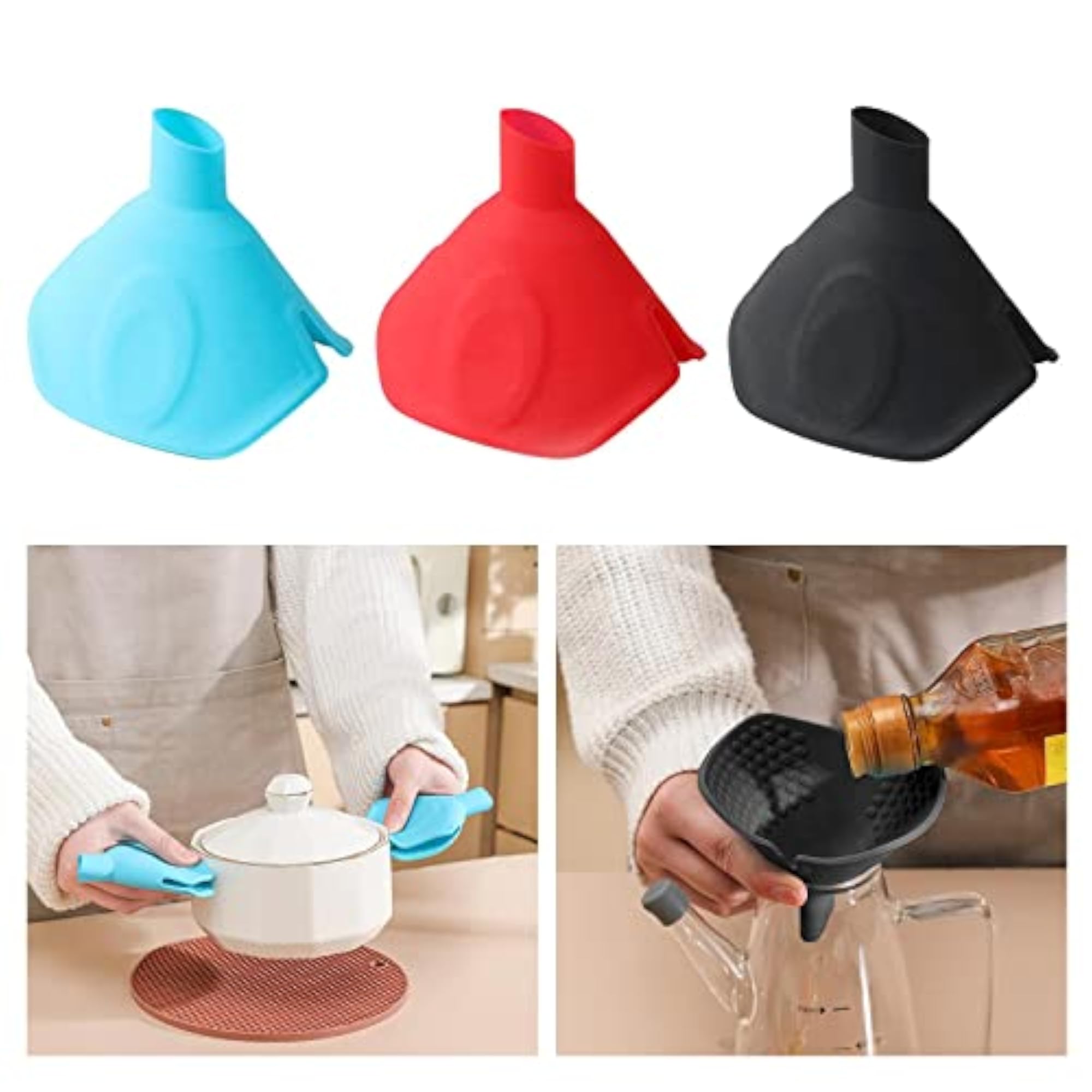 5xCooking Pinch Grips Multifunctional Oven Mittens