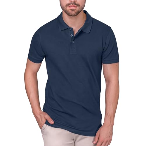 Polo homme HRM extensible vêtement élégant pour le bureau