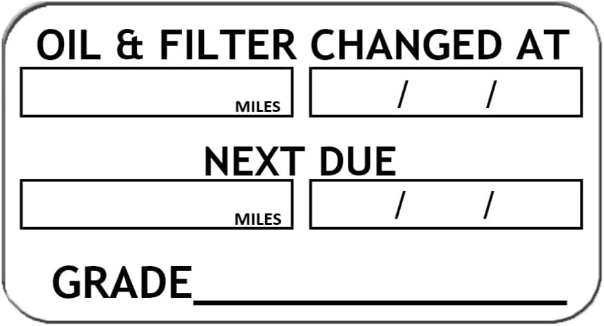 52 x Vehicle Reminder Labels Next Service MOT Road Tax Stickers with ...