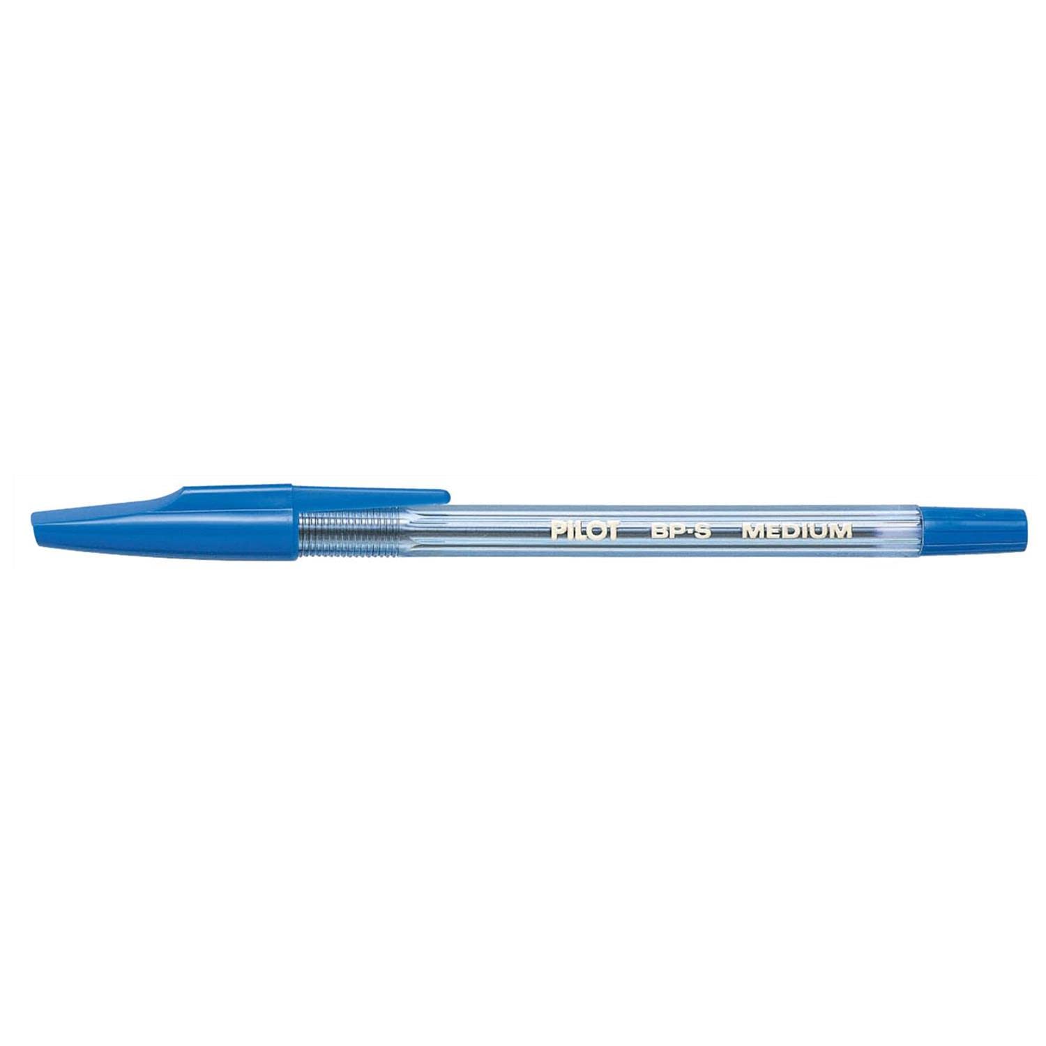 PILOT BP-S Penna A Sfera Punta Media - Confezione 12 Penne BLU Per Ufficio E Scuola
