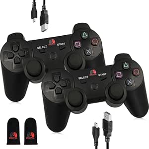 Amazon.com: Digital Dynasty 2 Pack Controller for PS3 - Wireless PC ...