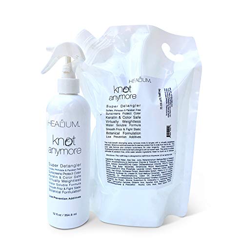 Detangler Knot Spray Refill Pack 12 oz + 1 Litro