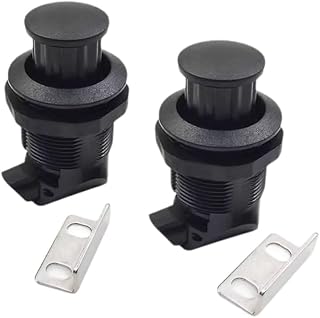 Flip Door Lock 2-Pack, Reversible Child Safe & Anti-Lockout Privacy Lock for Home Defense, Fits Left/Right Handed Doors, Black
