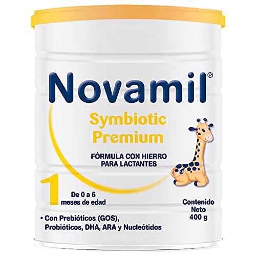 Fórmulas Lácteas, Drugstore NOVAMIL - Symbiotic 1. Fórmula de Etapa 1, de 0 a 6 meses de edad con hierro, prebióticos y probióticos. Bote con 400g