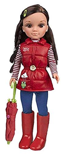 Nancy - Un día de lluvia, Muñeca con chubasquero, paraguas y botas...