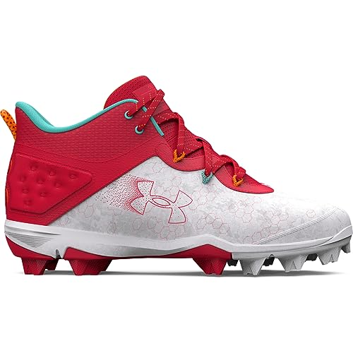 Under Armour 3026592 Men'S Harper 8 Mid Rm, (600) Red/White/Red thumb #4