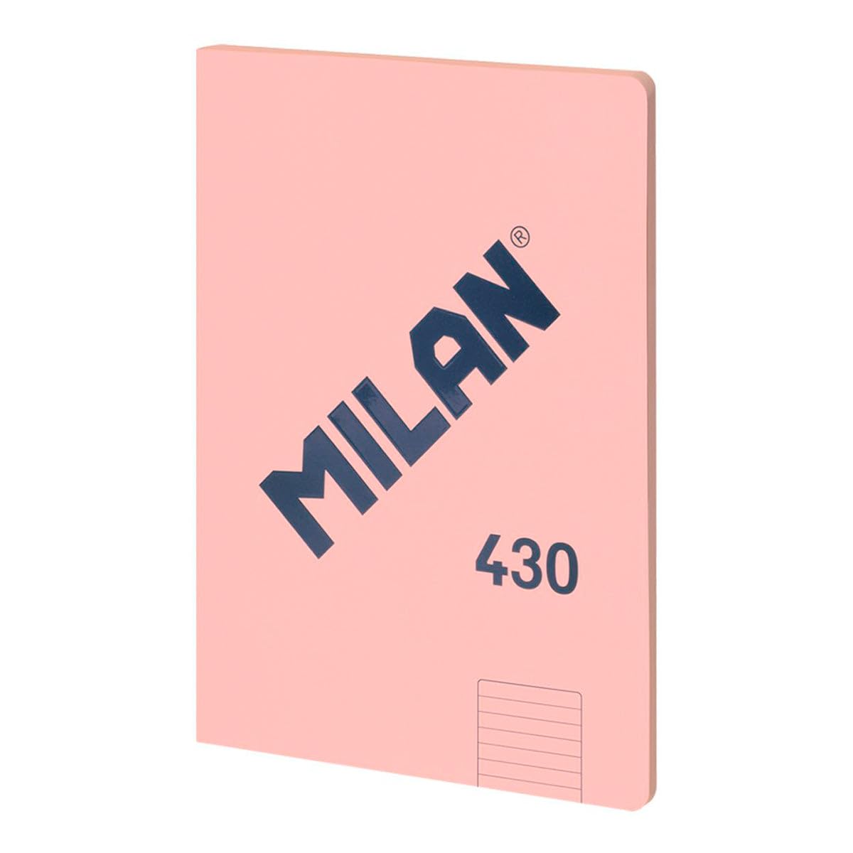 MILAN® Glued Notebook, Graph Paper, 48 Sheets, A4, 1918 Series, Pink