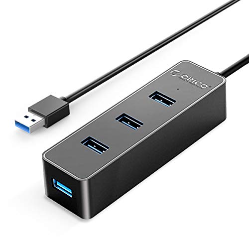 ORICO 4-Port USB 3.0 Ultra Slim Data Hub - Fit iMac, Surface Pro