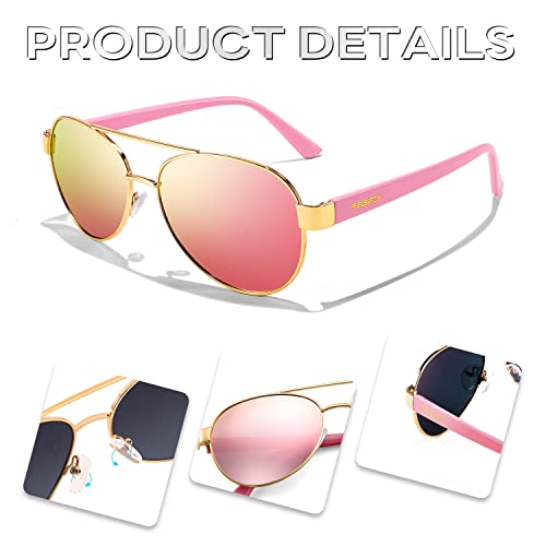 FEISEDY Classic Aviator Sunglasses for Women Pilot Polarized Sunglasses Men UV400 Protection for Driving Fishing Golf B41093