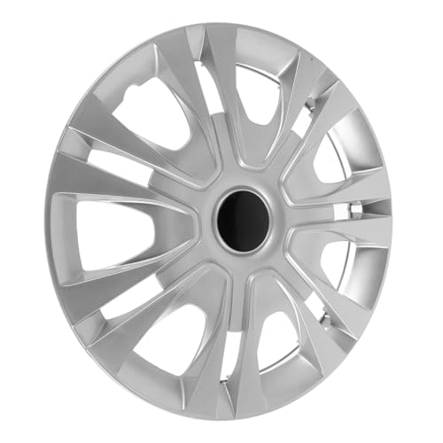 Enjoliveur de roue 14 pouces universel avec couvre-roue argenté toutes saisons