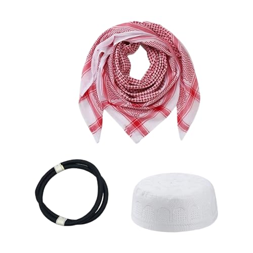 Foulard arabe en polyester léger et respirant pour le voyage et le plein air