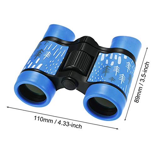 Binoculares compactos 4x30 azules uxcell miniatura 2