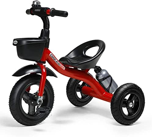 NUBAO Stroller Wagon Tricycle Trike Trikes- Rider Kids Child Children Tricycle, Ride-On Bike with Kettle Holder, 2-5 Years Old (Color : Red) (Color : Pink) Over 1 Year Old Girl Gifts (Color : Red)