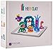 HEY CLAY Aliens - Colorful Kids Modeling Air-Dry Clay, 18 Cans with Fun Interactive App