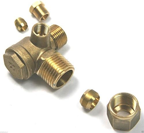 40400 W/CS CHECK VALVE CENTRAL PNEUMATIC 40400 AIR COMPRESSOR BRASS CV