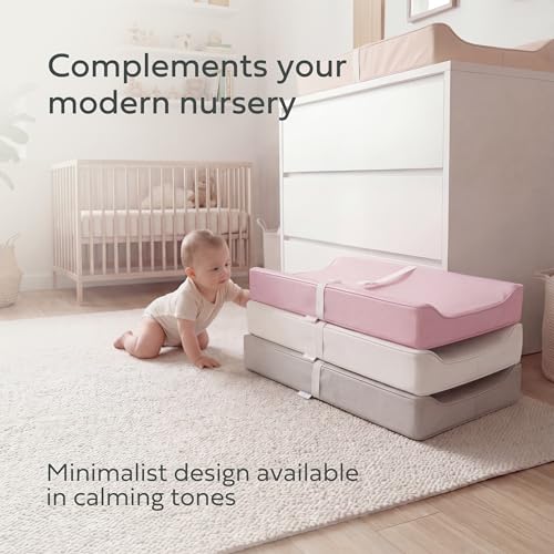 Kopi Baby Changing Pad – The Original, Waterproof Easy-to-Clean Vegan Leather Portable Diaper Changing Pad, Newborn Baby Essential Must-Have - Light Peach by Kopi Baby - Used condition - Image 7