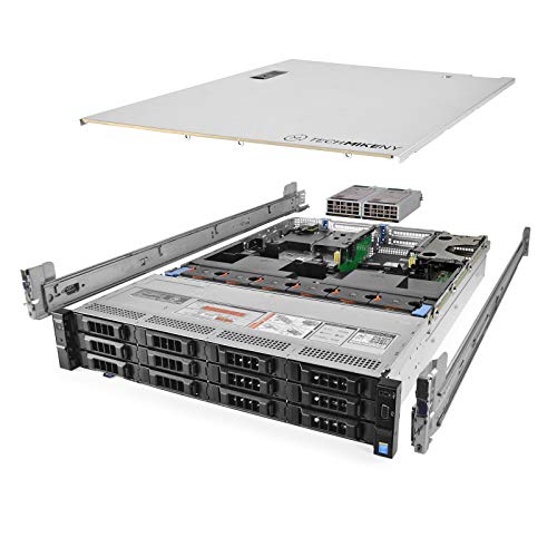TechMikeNY Server 3.20Ghz 16-Core 128GB RAM 5X 4TB SAS 2X 1.2TB Rails PowerEdge R730xd (Renewed)