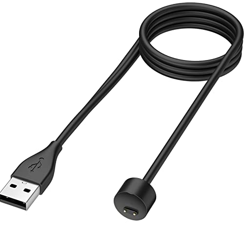 Amzpas Caricatore per Xiaomi Mi Band 5/ Mi Band 6/ Mi Band 7, Veloce Portatile Cavo di Ricarica USB Compatibile con Xiaomi Mi Band 7/Mi Band 6/Mi Band 5 (100cm)