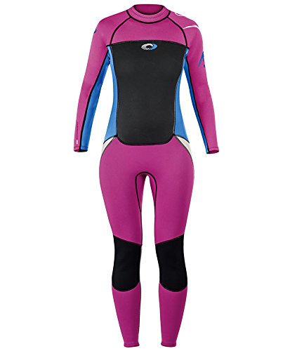 Osprey Girl 's Origin Full Longitud de 3/2 mm Corto Verano Traje de Neopreno, niña, Origin Full Length 3/2 mm Short, Rosa