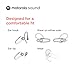 Motorola Sound HK126 Bluetooth Earpiece - in-Ear Wireless Mono Bluetooth Headset with 8-Hour Talk Time, Voice Assistant Compatible, Connects to 2 Devices - Lightweight Bluetooth Phone Earpiece