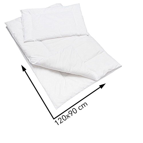 Anti-allergie dekbedovertrek en kussenset 120 x 90 cm voor kinderbed - Afbeelding 3