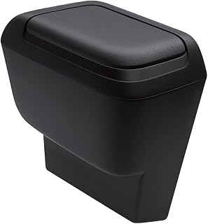 槌屋ヤック(Tsuchiya Yac) 車種専用品 トヨタ 90系 ノア ヴォクシー 専用 サイドBOX ゴミ箱 運転席用 ブラック 5.2 gallons SY-NV14