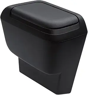 槌屋ヤック(Tsuchiya Yac) 車種専用品 トヨタ 90系 ノア ヴォクシー 専用 サイドBOX ゴミ箱 運転席用 ブラック 5.2 gallons SY-NV14