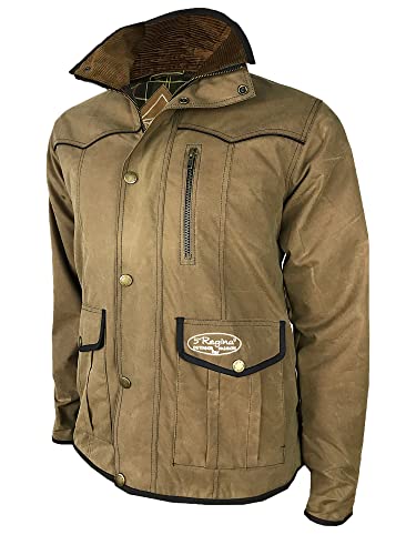 fratelliditalia.org Jacke 5 Königin, gefüttert, aus gewachster Baumwolle, wasserabweisend, reißfest, Jagd